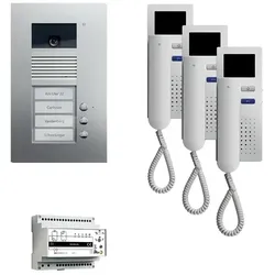 TCS Tür Control Videosprechanlgenset color 3 Tasten Freisprech. PVU1630-0010