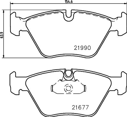 Don Bremsbelagsatz, Scheibenbremse Pcp1137 Für Bmw