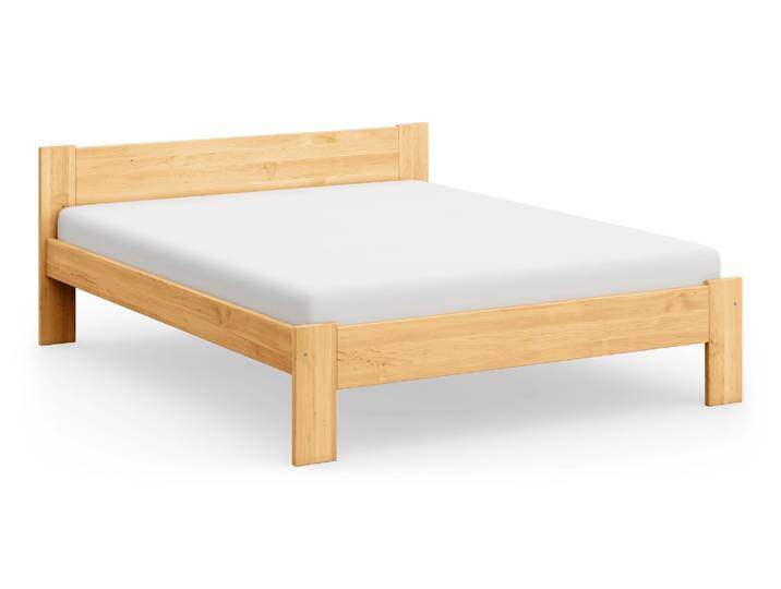 Naturwohnen Massivholzbett 140x200cm Erle natur geölt Serie Arbor Design und Handwerk perfekt vereint mit bioola® nature veredelt