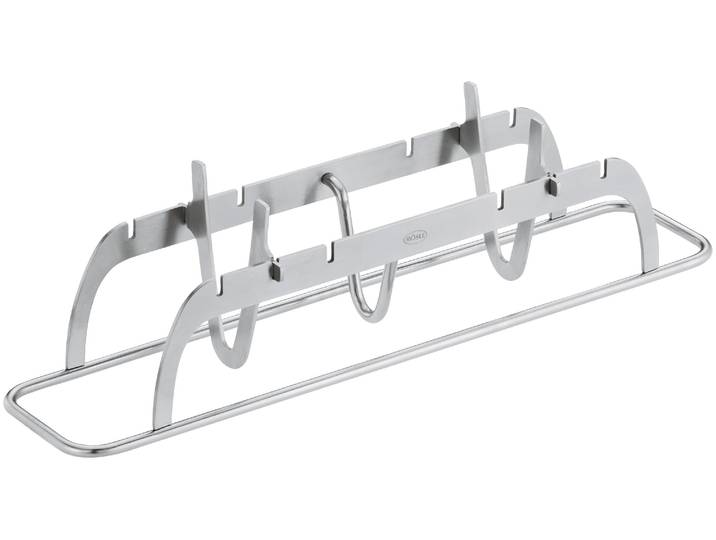 Grillrost RÖSLE 25071 , silber (silberfarben), B:6,5cm L:30cm, Edelstahl, Grillroste, Grillrost, Aufsatz zur Zubereitung von Fisch, Größe einstellbar, Edelstahl 18/10