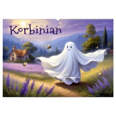 Korbinian, der kleine Geist (Wandkalender 2027 DIN A2 quer), CALVENDO Monatskalender