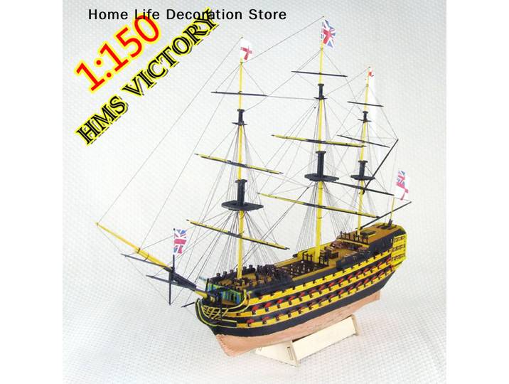 Puzzles 3D en bois à monter soi-même, modèle de bateau à voile HMS Victory, kit de bateau à voile pour adultes, jouets de puzzle pour enfants, décoration de chambre à coucher
