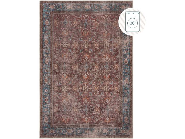Teppich Vyku natur Paisleymuster Polyester 152 x 230 cm