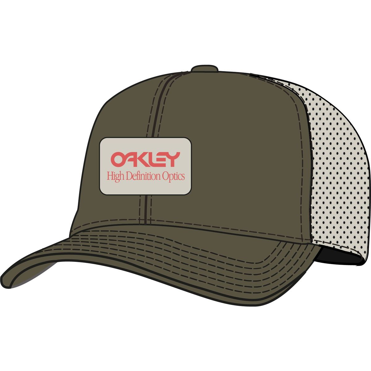 Oakley B1B HDO Patch Trucker deep olive (7DI) U FOS900906-7DI-U