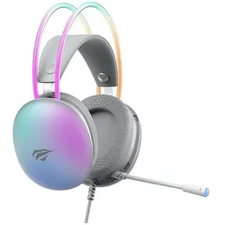 Havit H2037d Gaming-Kopfhörer (weiss) (Kabelgebunden), Gaming Headset, Weiss