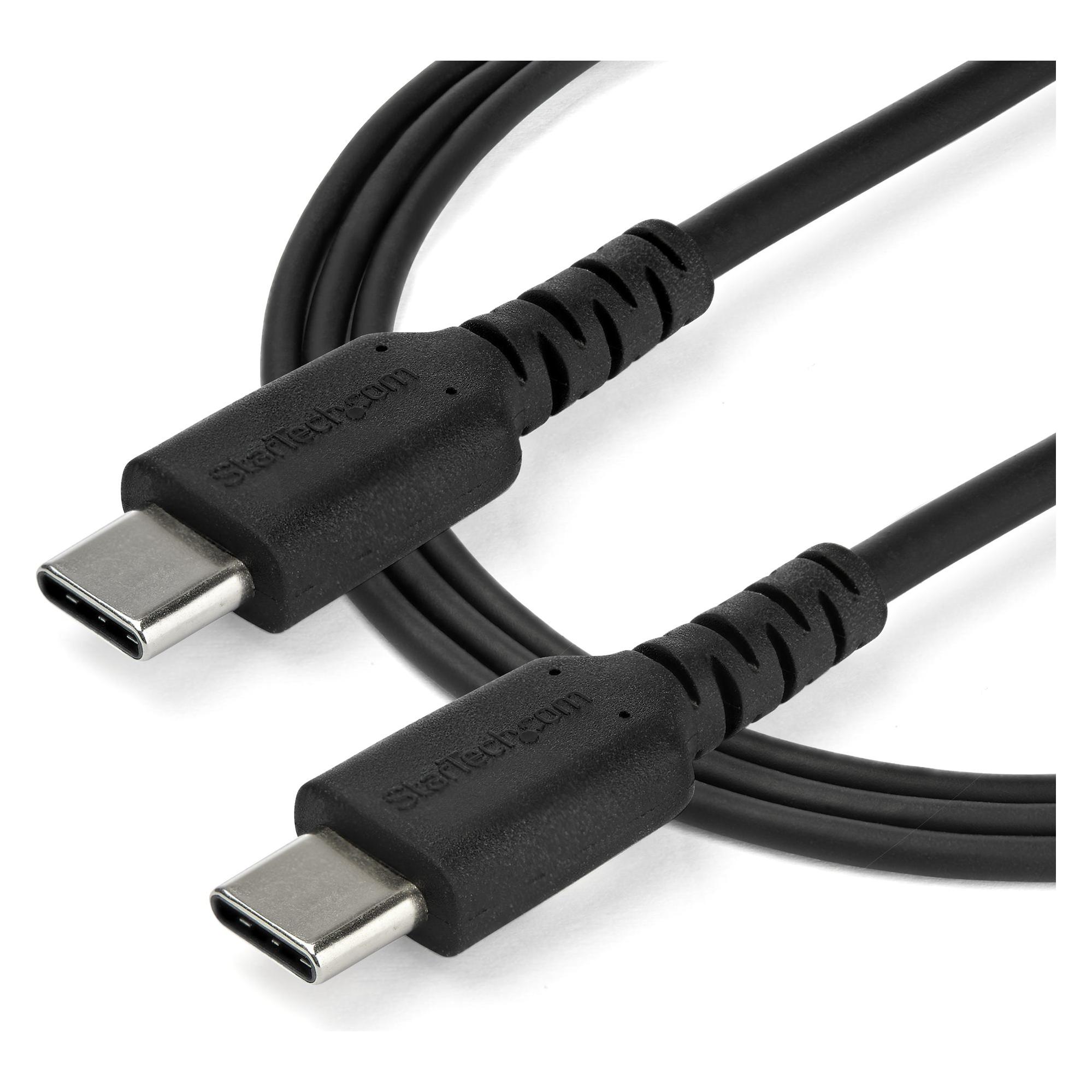 StarTech .com 2 m / 6.6ft. USB C Cable (2 m, USB 2.0, 60 W) (RUSB2CC2MB)