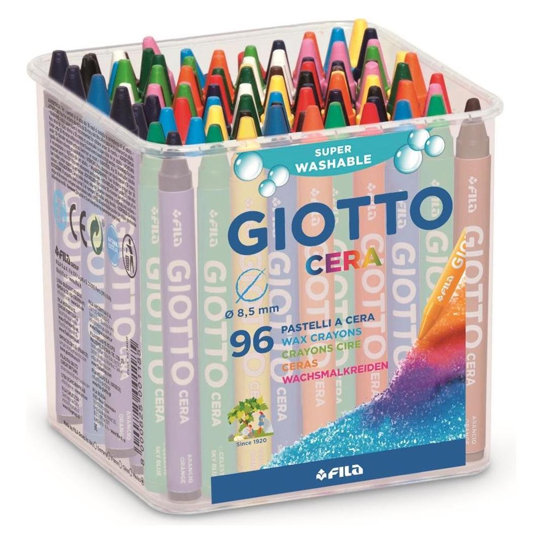 Giotto Pot of 84 wax pastels (96x) (523600)