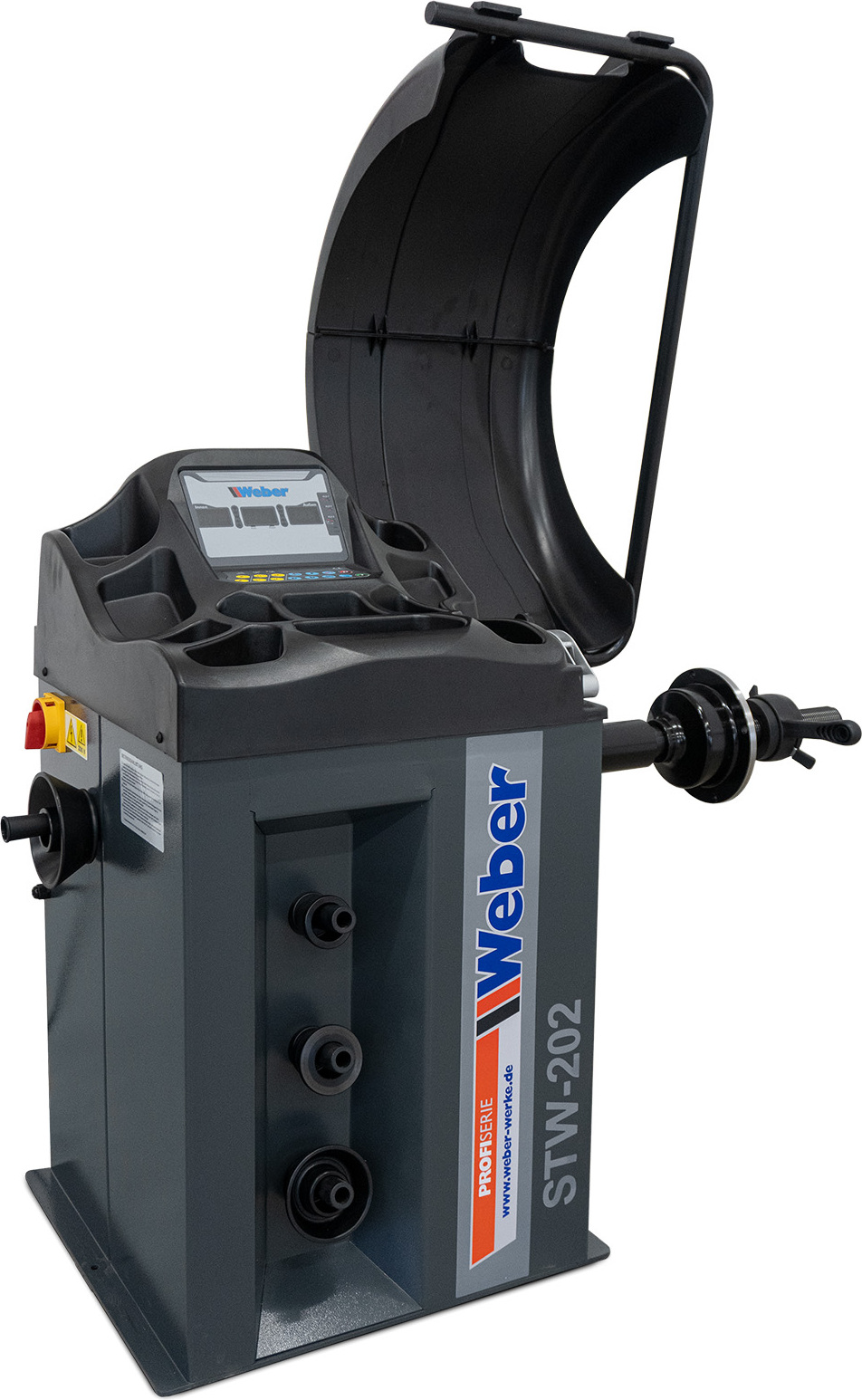 Weber PKW Radwuchtmaschine Profi Serie STW-202 Felgen bis 24" Auswuchtmaschine Reifenwuchtmaschine Wuchtmaschine Radauswuchtmaschine