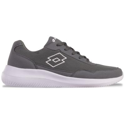 Sneaker LOTTO, Herren, Gr. 48, weiß (grau, weiß), Kunstfaser, Synthetik, unifarben, Schuhe Sneaker, - besonders leicht & bequem