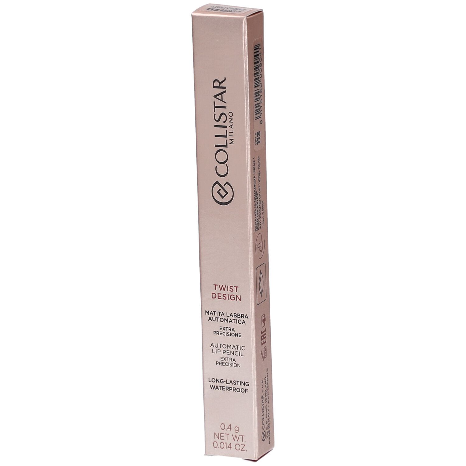 Collistar Twist Design Lip Pencil 113 Autumn Berry 0,4g 0,4 g Mascara