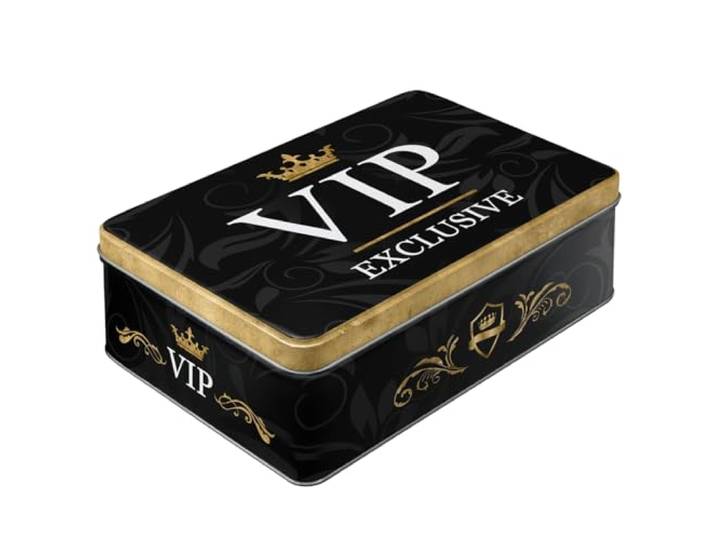 Nostalgic-Art Retro voorraadblik plat, 2,5 l, VIP Exclusive