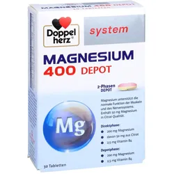Doppelherz Magnesium 400 Depot system