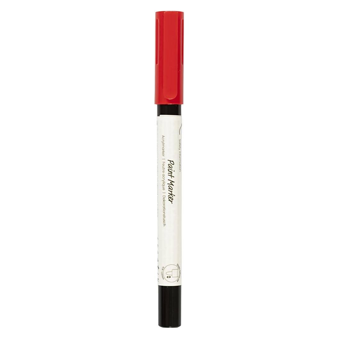 Creativ Company Decorative Marker, line 0,9-1,3 mm, red, 1 pc (1x) (874040)