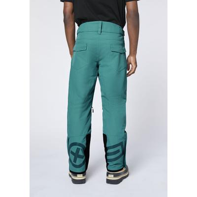 Skihose CHIEMSEE, Herren, Gr. 52, Normalgrößen, grün (hydro), 100% Polyester, unifarben, regular fit, Hosen Skihose, - 10.000 WP/ 10.000 MVP