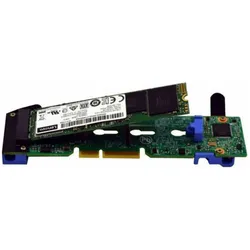 Lenovo ISG ThinkSystem M.2 SATA/NVMe 2-Bay Enablement PCIe Adapter, Server Zubehör, Schwarz