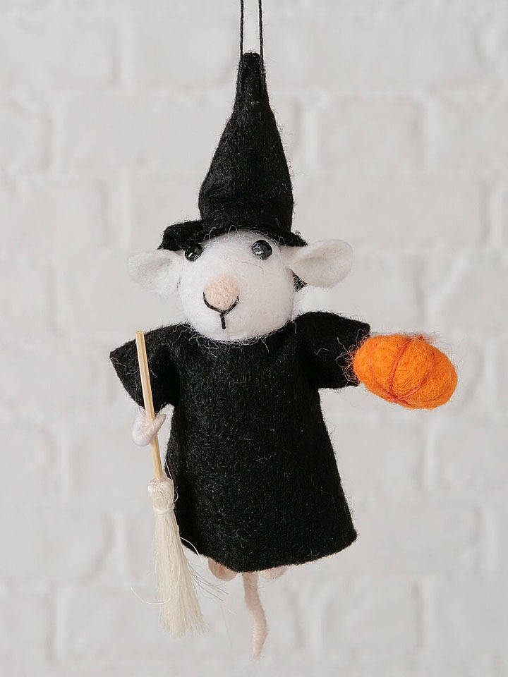 Boltze Hängefigur "Nymora" in Schwarz/ Orange - (H)14 cm - onesize