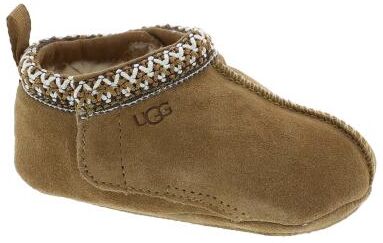 UGG Baby Tasman I (Kids Infant) Casual in Chestnut, Size 2/3 Infant M, Leather