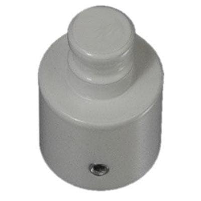 Trägerverlängerung LIEDECO, weiß, Ø:2cm, Gardinenstangenhalterungen, für Gardinenstangen Ø 20 mm
