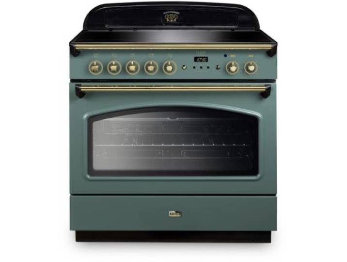 Falcon - Piano De Cuisson Gaz Fx Tab Ind 90 Cm Vert Mineral Mat Laiton