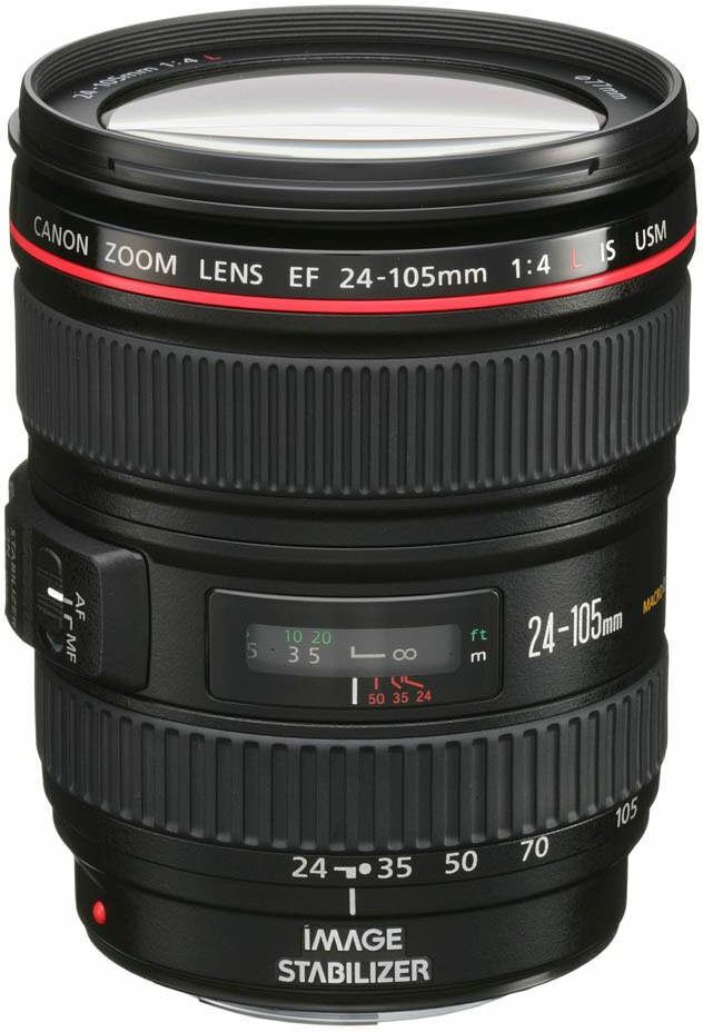 Canon EF 24-105mm 4.0 L IS USM   Noir - Refurbished