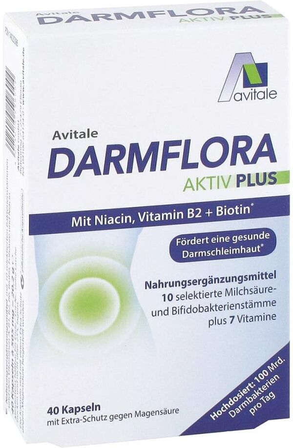 Avitale Darmflora Aktiv Plus 100 Mrd.bakterien+7 Vitamine 40stk