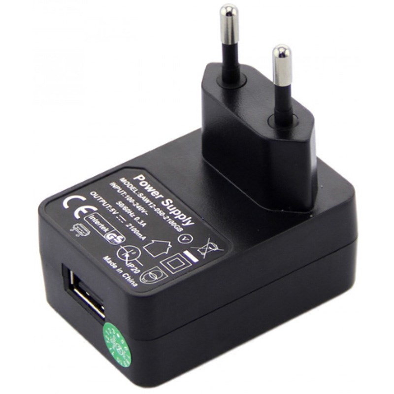 Zebra Netzteil Wechselstrom 100-240 V Europa für TC51 TC56 Schwarz (PWR-WUA5V12W0EU)