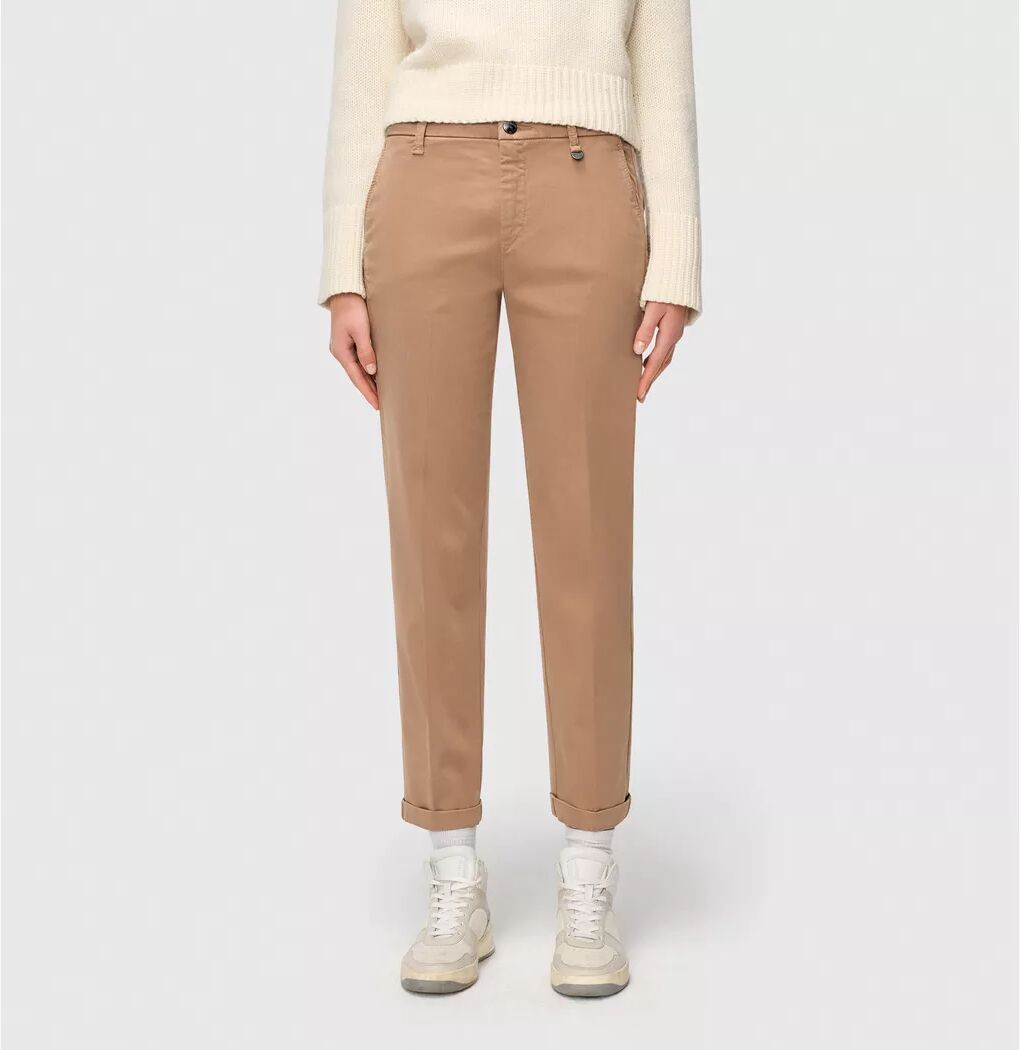 Mac - Chinohose, Slim Fit, für Damen, Camel, Größe 40