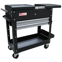 BGS Werkstattwagen | 2 Schubladen | Horizontal-Doppelauszug | leer