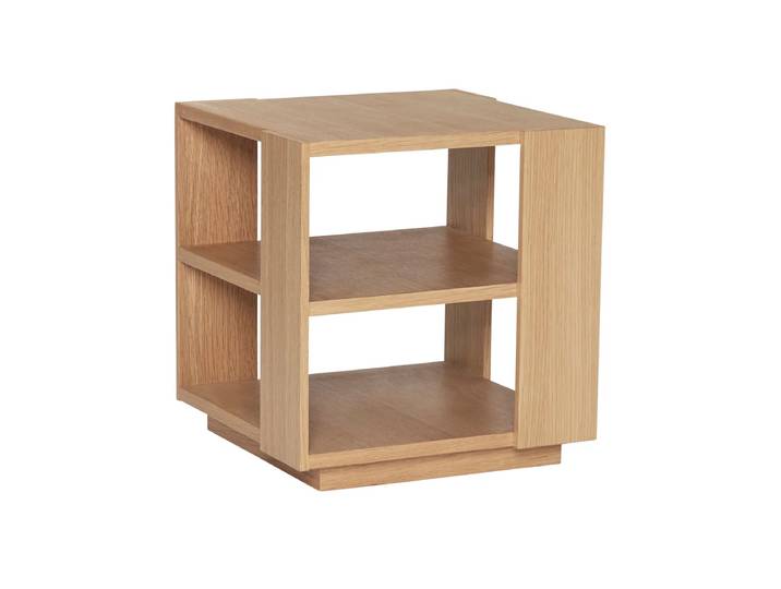 Hübsch Interior - Merge Beistelltisch, 37 x 37 cm, Eiche
