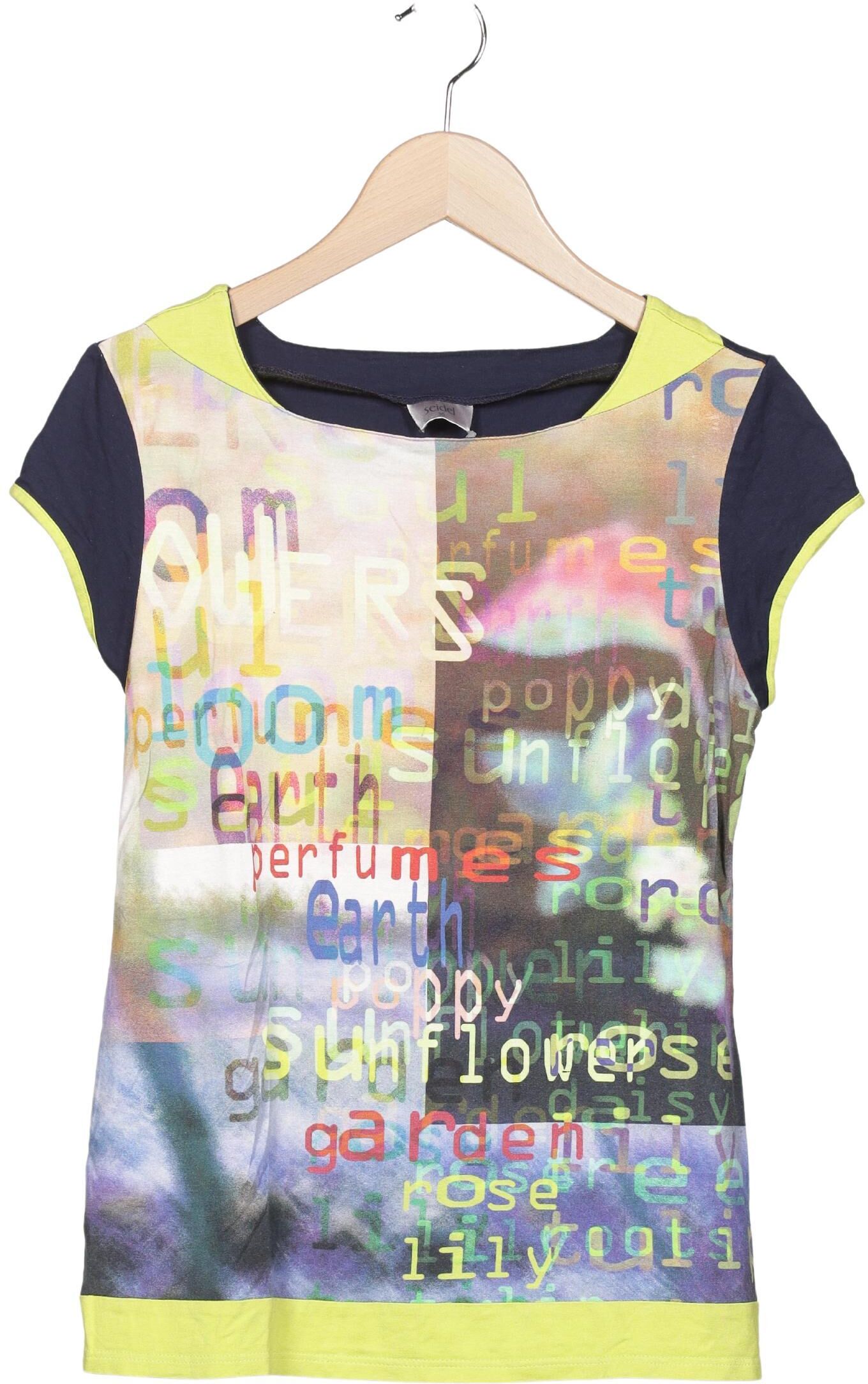 Seidel Damen T-Shirt, Neon, Gr. EU 36, kein / Etikett - Second Hand