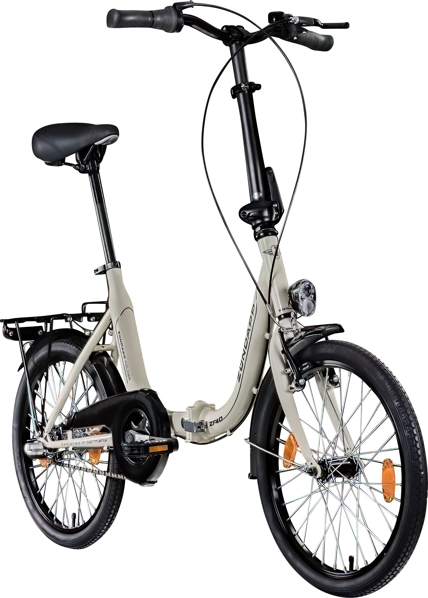 Zündapp ZF40 20 Zoll Klapprad Klappfahrrad Faltrad StVZO Faltfahrrad Erwachsene Damen Herren tiefer Einstieg
