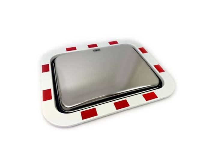 Verkeersspiegel RVS met reflectoren - Stainless steel - Voor buiten - CMRH19CY68R0