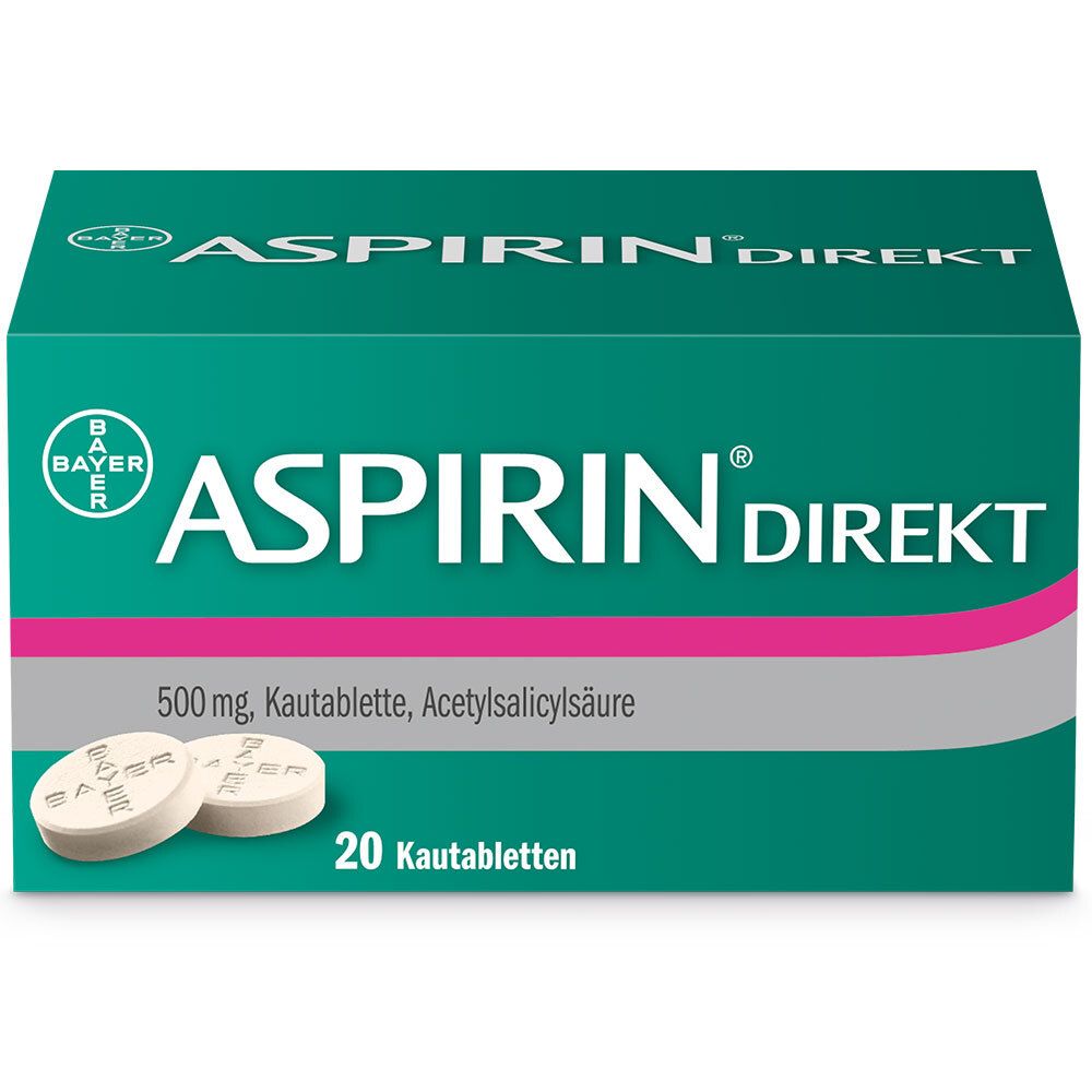 Aspirin Direkt Kautabletten 20 St