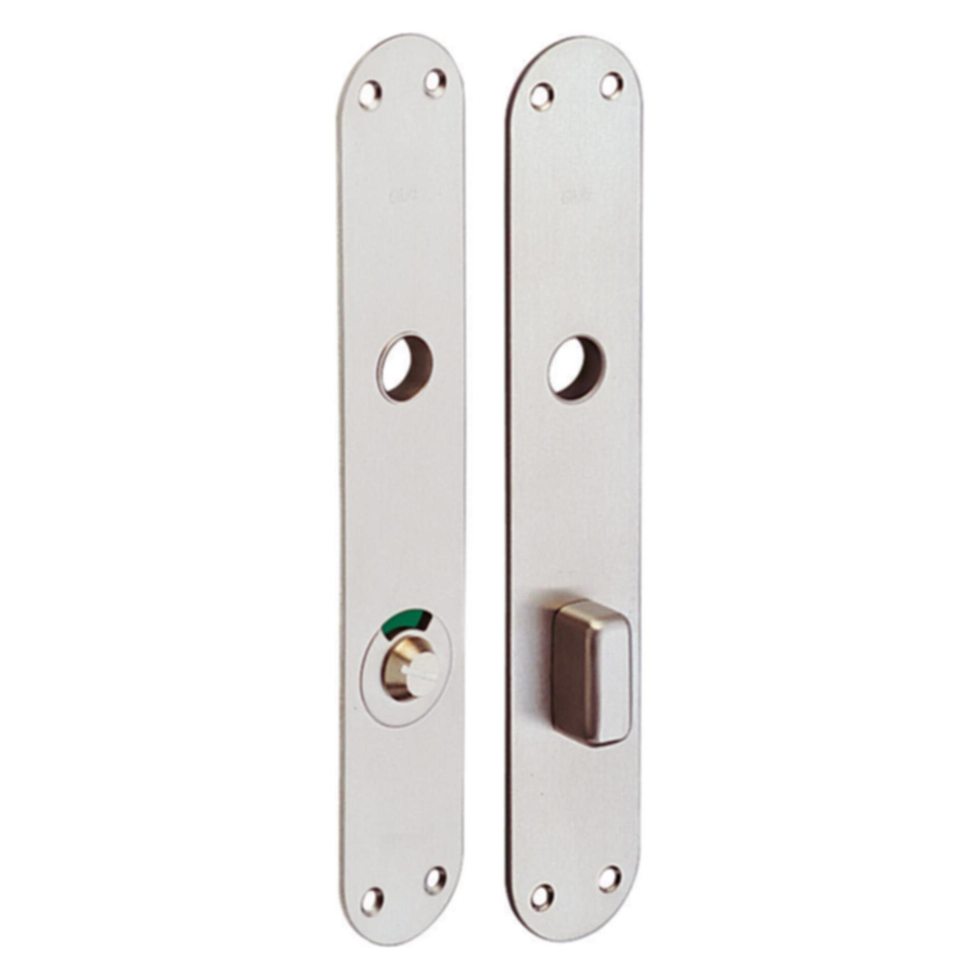 Glutz Türschild 5345 Edelstahl matt 40x235x2mm easyfix (Türschildgarnitur) (209584)