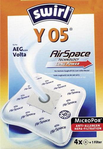 Swirl Y05 AirSpace Staubsaugerbeutel 4St.