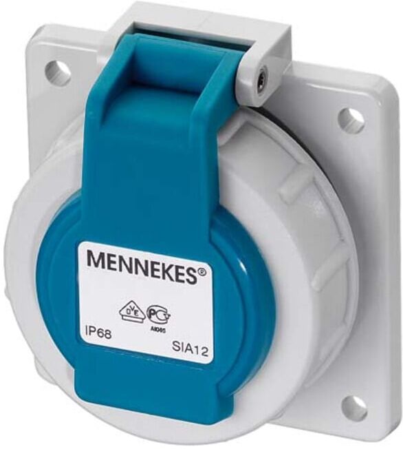 Mennekes Prise Schuko encastrable 16A 2p+T 230V IP68 BL 17006 (17006)