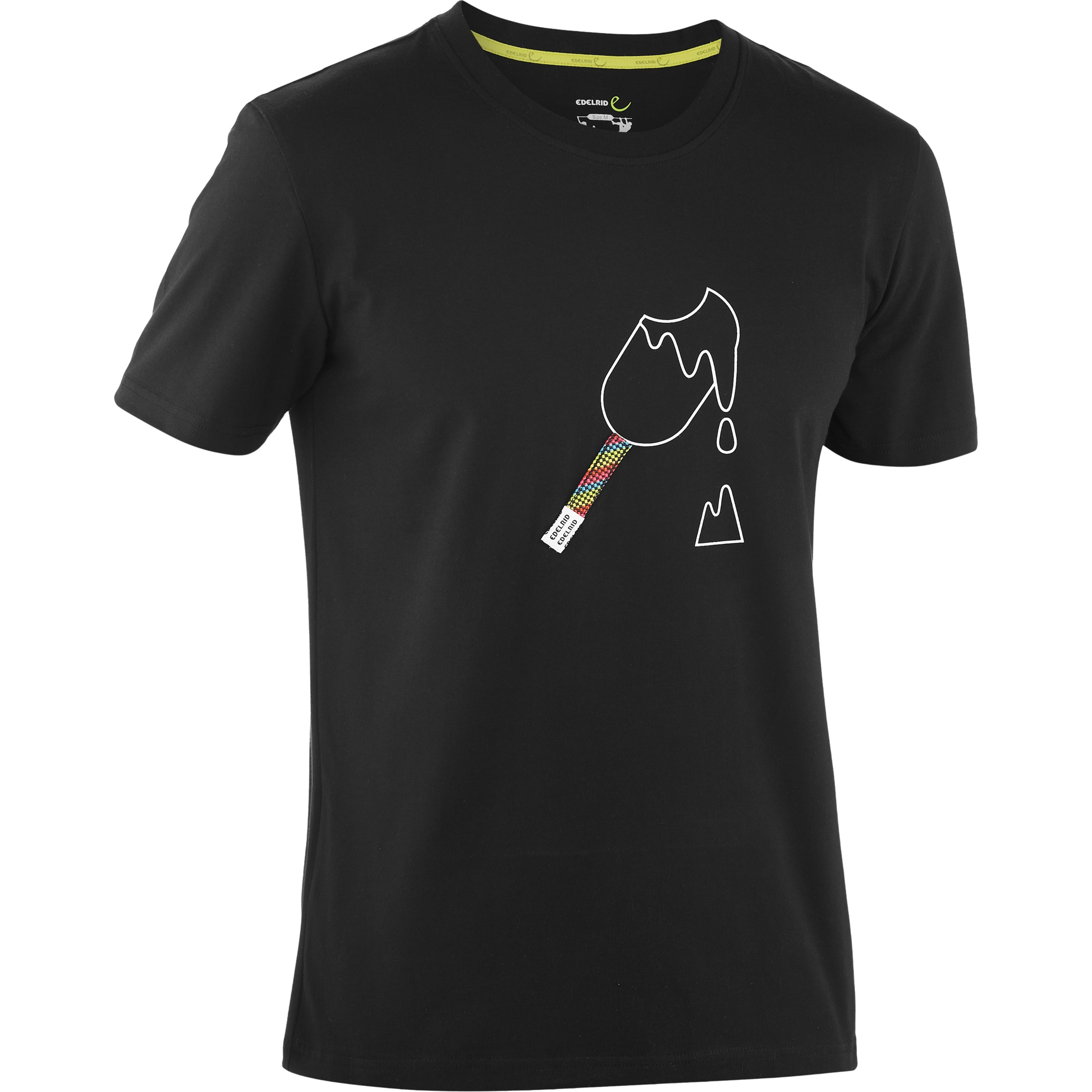 Edelrid Rope Herren T-Shirts schwarz Größe L Bouldern | Sportklettern Hautfreundlich