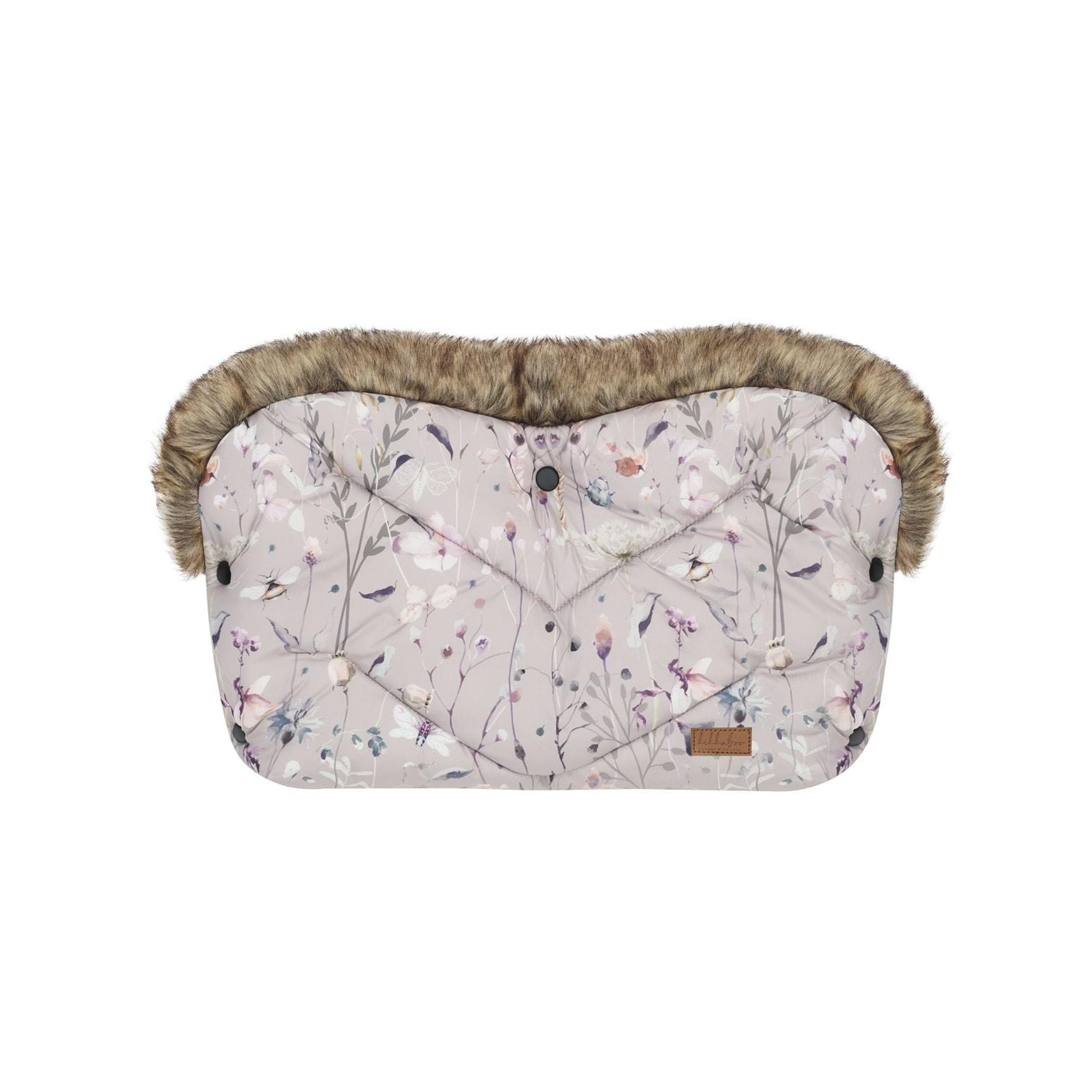 Kikka boo Kinderwagen Handwärmer Luxury, Druckknöpfe, Steppdesign, Handmuff grau