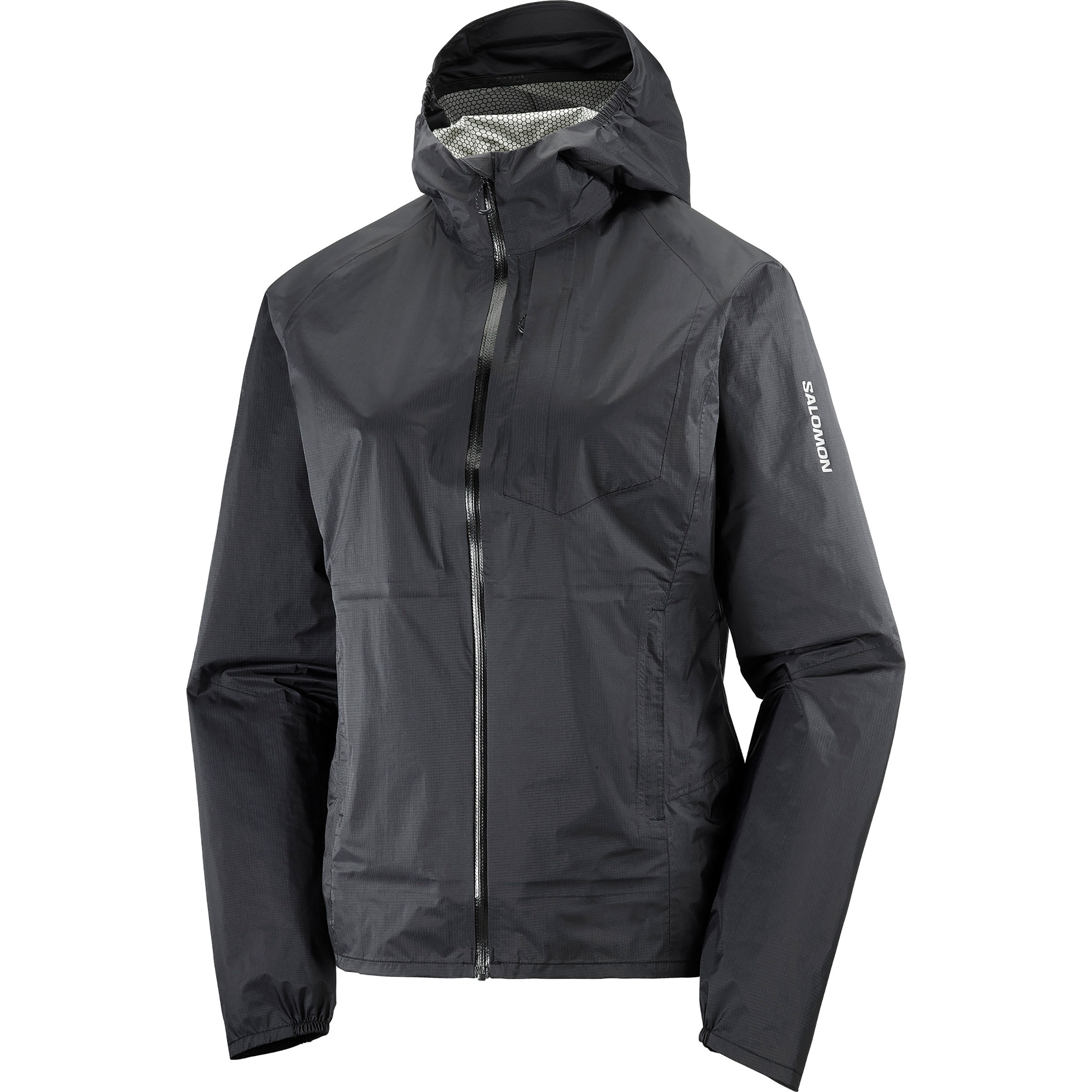 Salomon Bonatti WP Damen Regenjacke grau Größe S Trailrunning | Laufen Wasserabweisend
