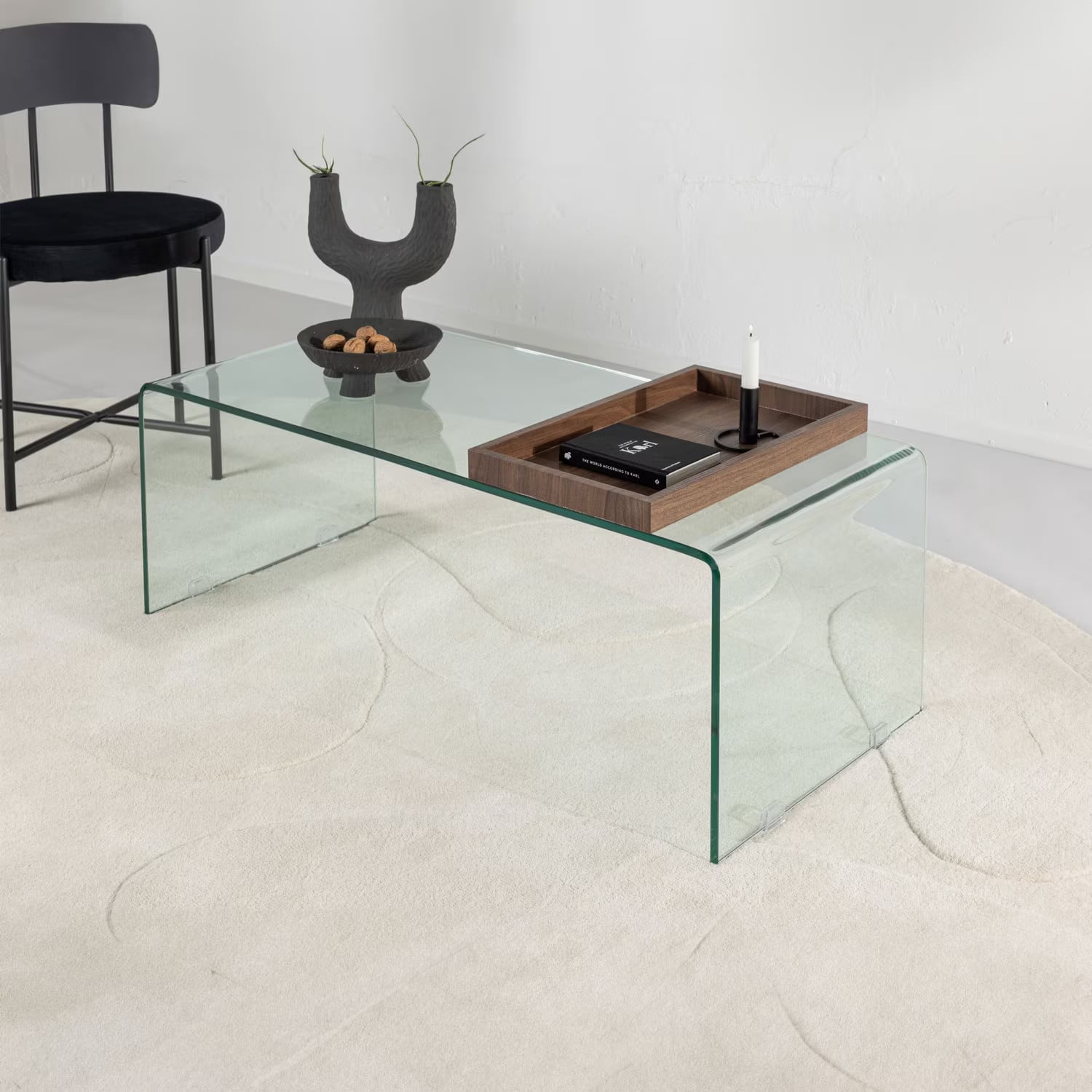 Nohr Salontafel Rockwell Transparant Glas B: 110 cm, D: 50 cm