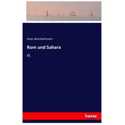 Rom und Sahara, Ratgeber von Hans Wachenhusen