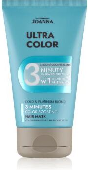Joanna Ultra Color Cold Platinum Blond Shades 3 Minutes condicionador com cor tom Cold Platinum 100 g. Ultra Color Cold Platinum Blond Shades 3 Minutes