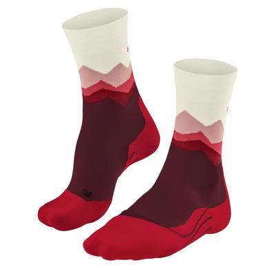 Wandersocken FALKE "TK2 Explore", Damen, Gr. 39-40, rot (merlot), Materialmix, normal, Socken, hohe Feuchtigkeitsaufnahme, schnell trocknend, atmungsaktiv