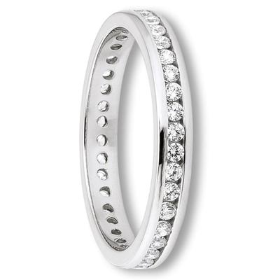 Silberring ONE ELEMENT "Zirkonia Ring aus 925 Silber Zirkonia Ring aus 925 Silber" Gr. 60, silber, Fingerringe, Damen, 60,mit Zirkonia, Silber 925 (Sterlingsilber), Silberring, Feine Gestaltung – ein Sinnbild mit ruhiger Eleganz