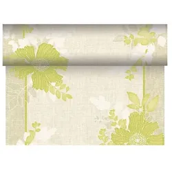 Papstar Tischläufer 40 cm »Royal Collection Annabel-Dekor« 24 m Rolle grün, 40 cm