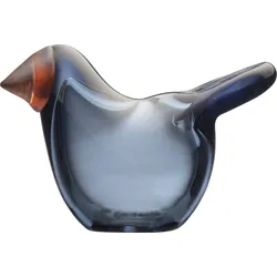 Flycatcher Dekoration blau aus Glas