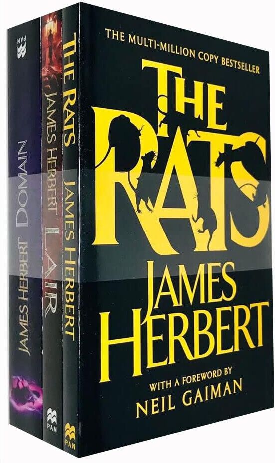 MACMILLAN James Herbert The Rats Trilogy Collection 3 Books Set