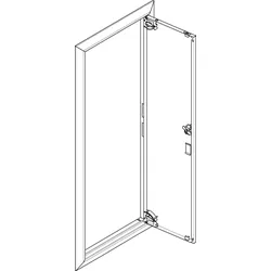 ABN GBRU16T Blendrahmen + Volltüre 1x6 für UP-Feldverteiler, 1x6-reihig
