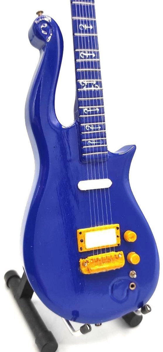 Miniatuur replica Cloud gitaar Blauw - Prince