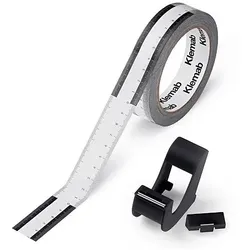 KLEMAB® Klebemaßband Messen, Abkleben & Dokumentieren 2 Stück + Abroller